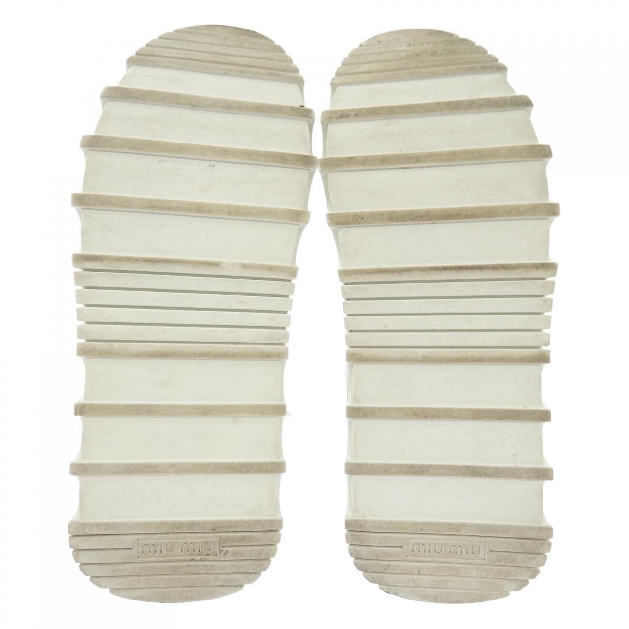 ミュウミュウ MIU MIU HIGH SOLE LOGO 5E758 スニーカー