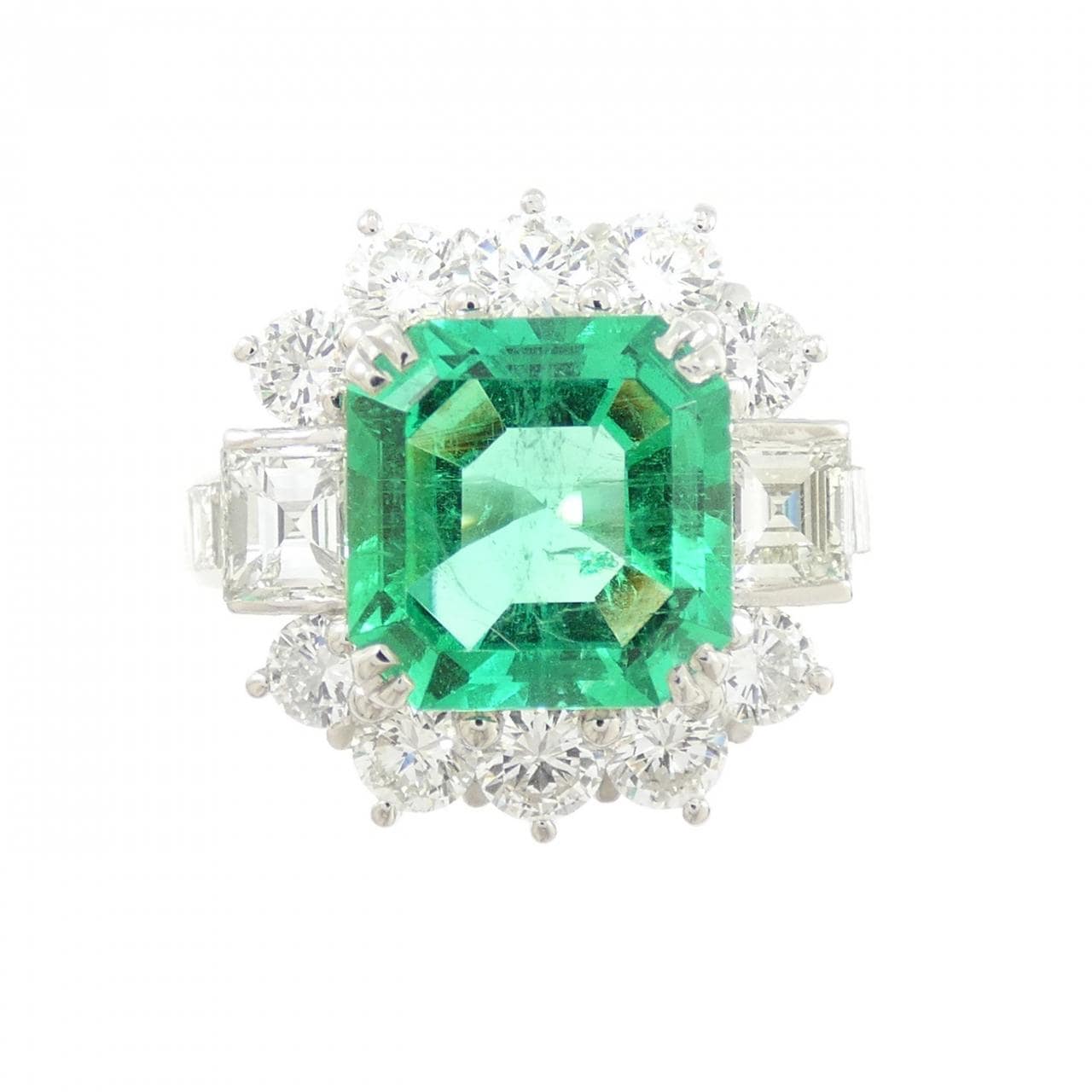 PT900 エメラルド リング 3.37CT