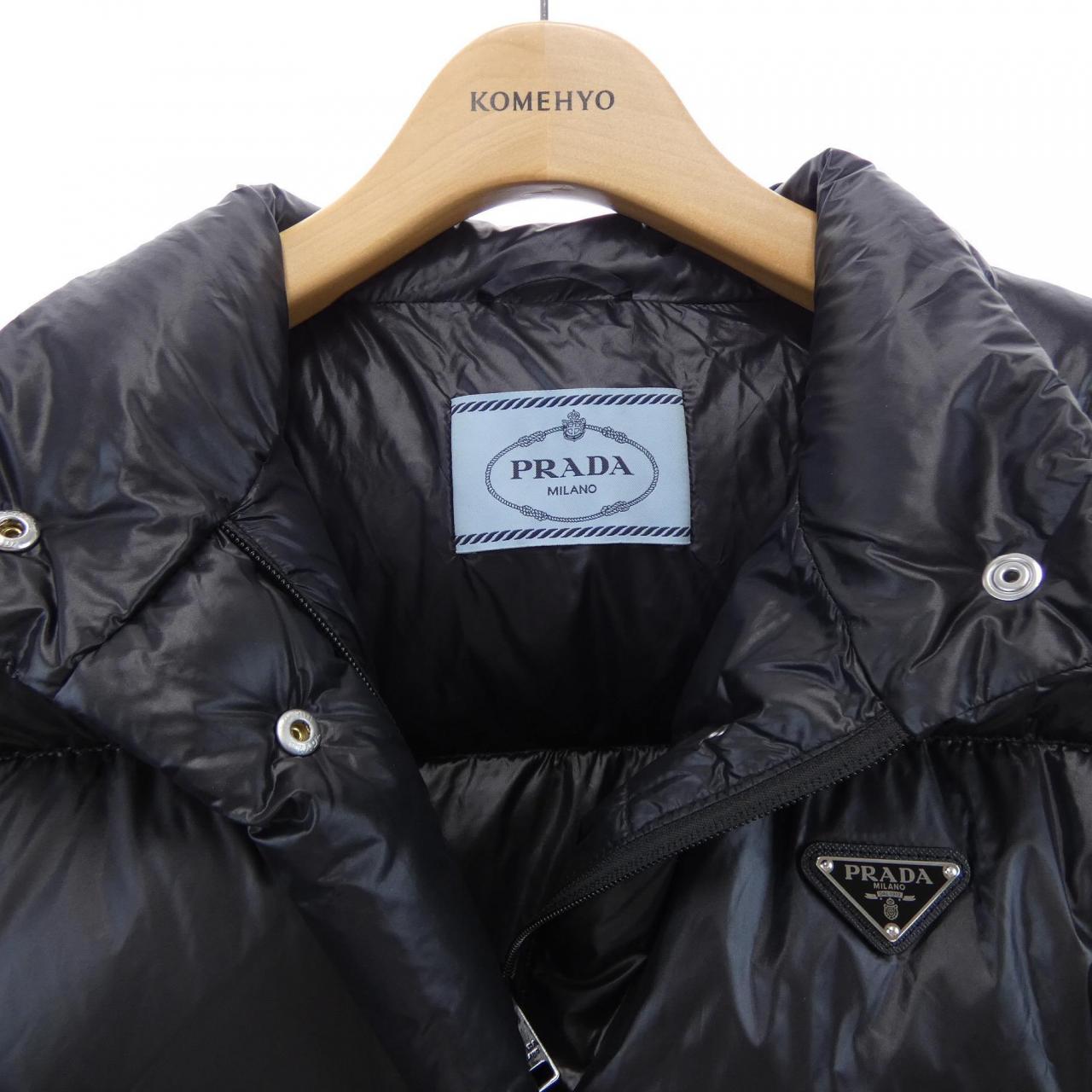 プラダ PRADA トライアングルロゴ 2WAY クロップド コンバーチブル 291805 S222 11A9 ダウンジャケット