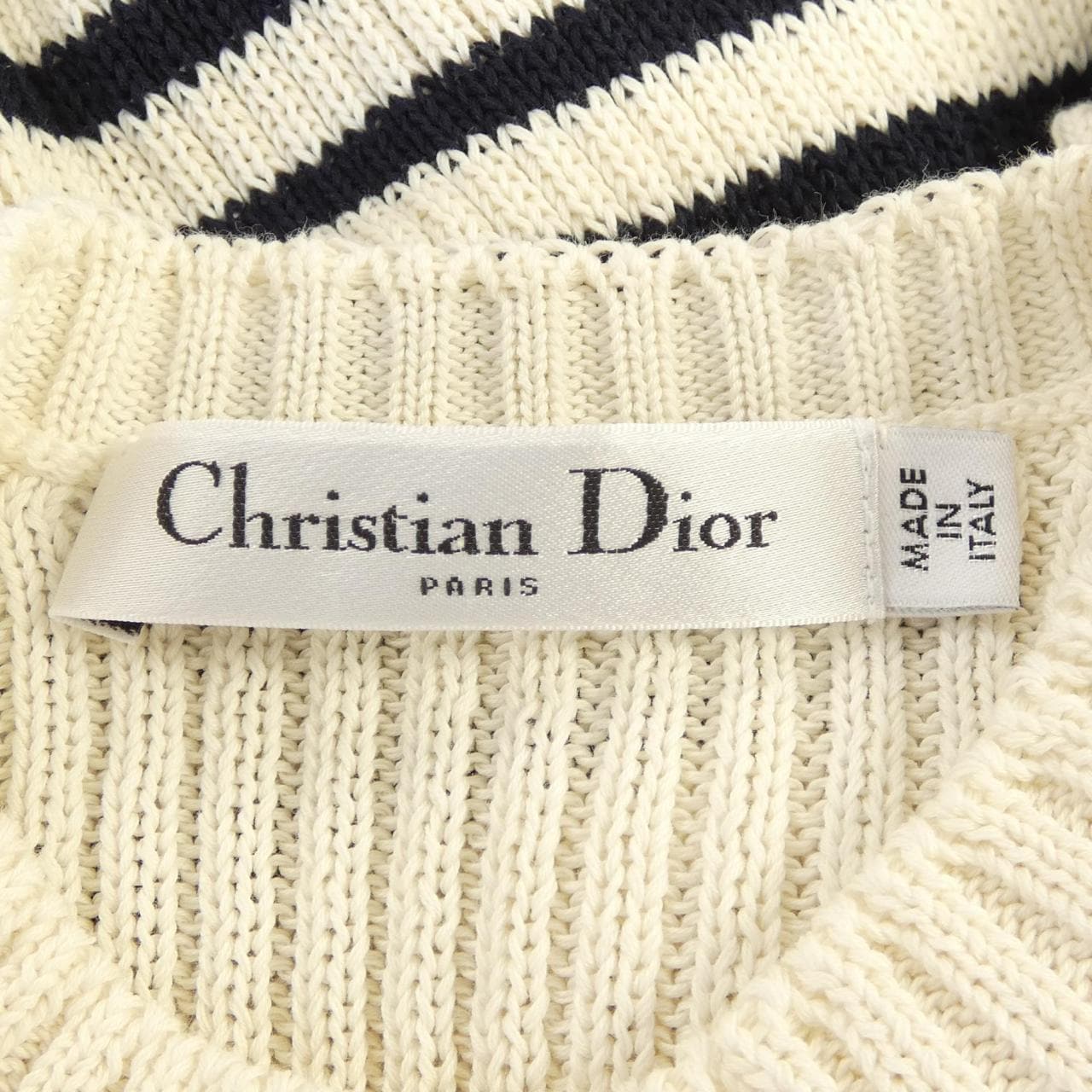 クリスチャンディオール CHRISTIAN DIOR DIOR MARINIERE　DIORIVIERA 244S10AM730 ニット