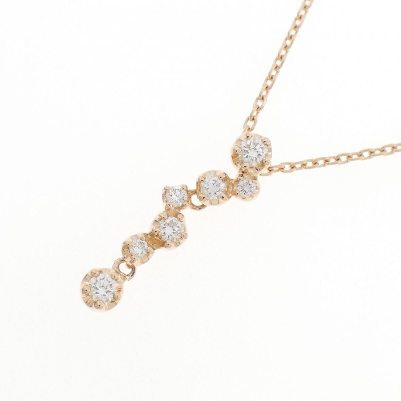 スタージュエリー ダイヤモンド ネックレス 0.12CT