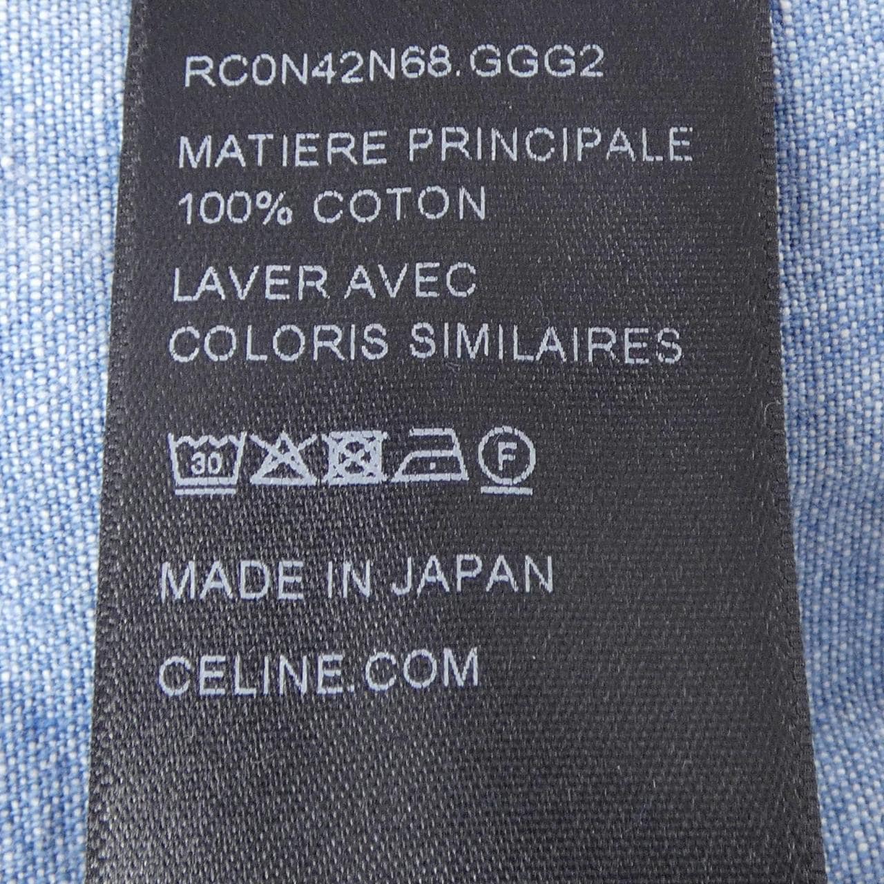 セリーヌ CELINE RC0N42N68 シャツ