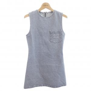 ミュウミュウ MIU MIU DENIM DRESS MIU MIU ロゴ GWA203 S232 13LF ワンピース