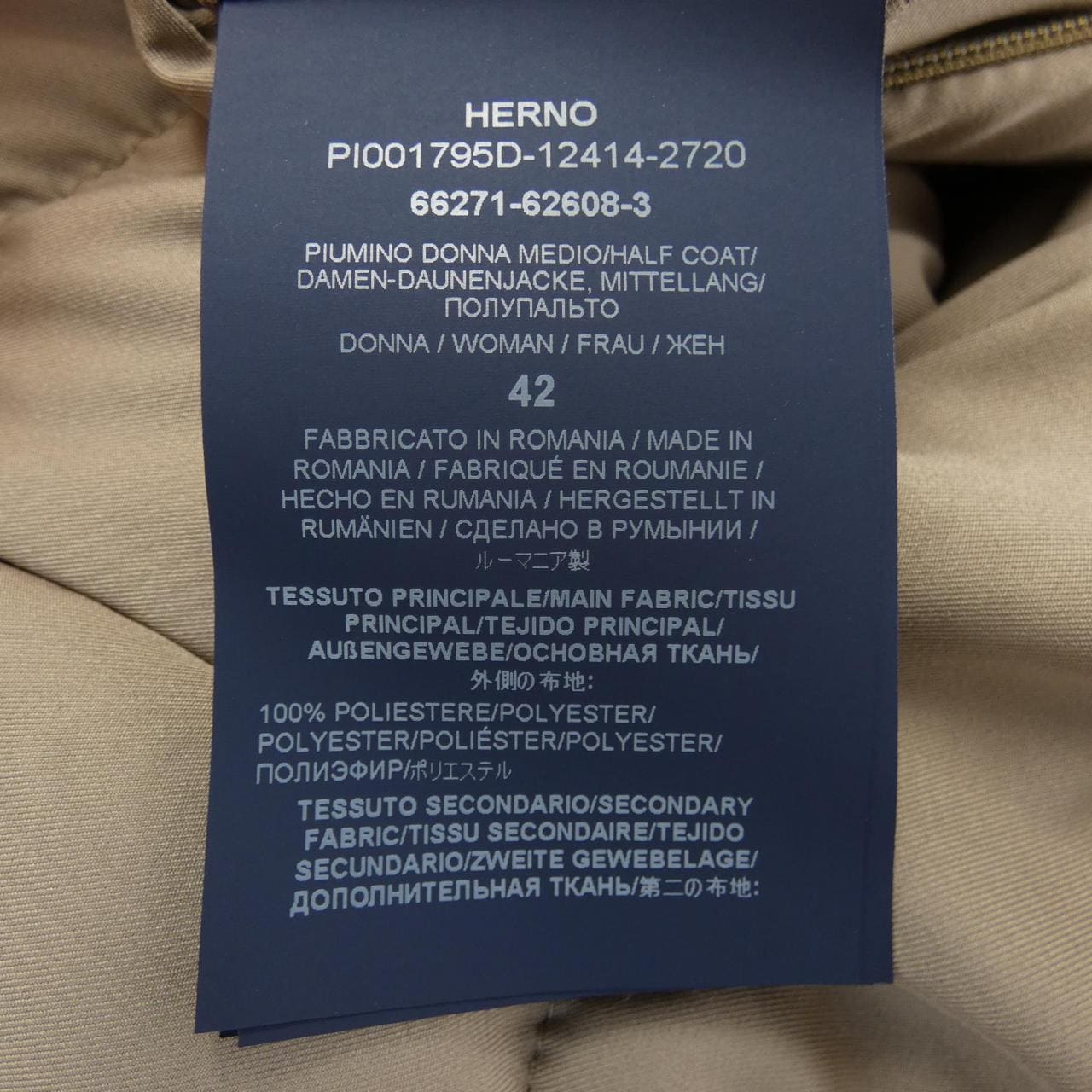 Herno Pl001795D down coat