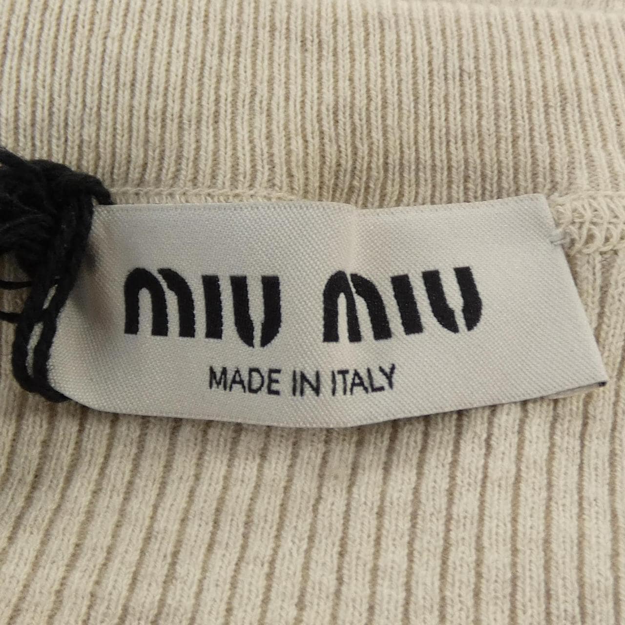 ミュウミュウ MIU MIU MIU MIU ロゴ MMF748 S232 1U7S カーディガン