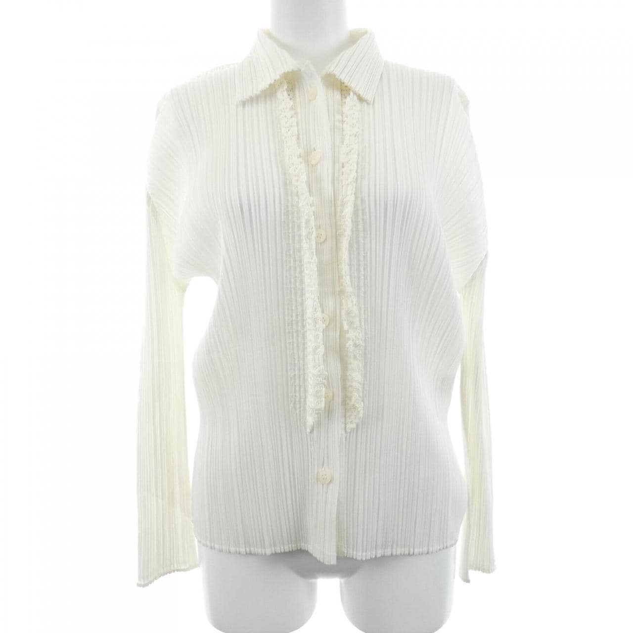 プリーツプリーズ PLEATS PLEASE 2008 数字レース PP81-JJ773 7562122 シャツ