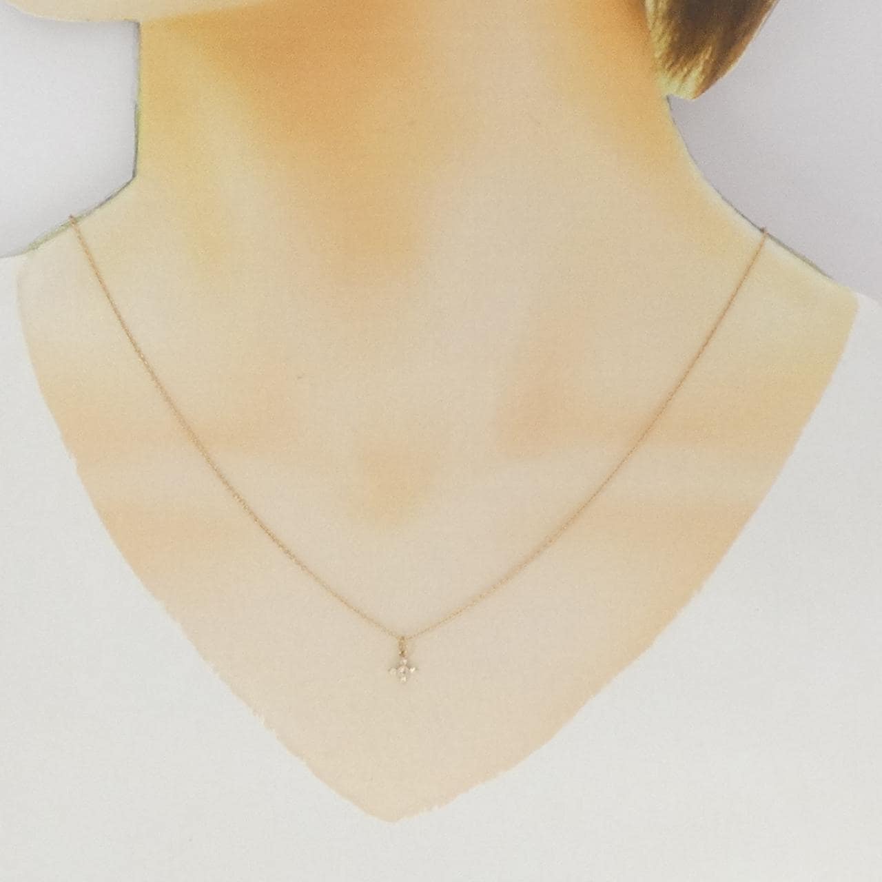 K18PG ダイヤモンド ネックレス