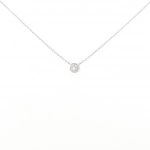 スタージュエリー ムーンセッティング ネックレス 0.10CT