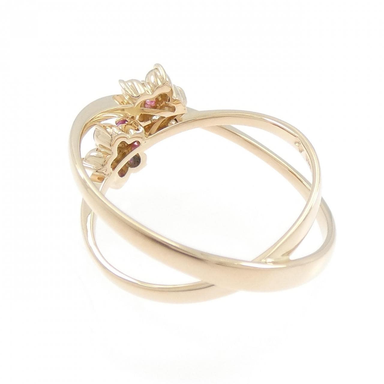 ポンテヴェキオ フラワー リング 0.22CT