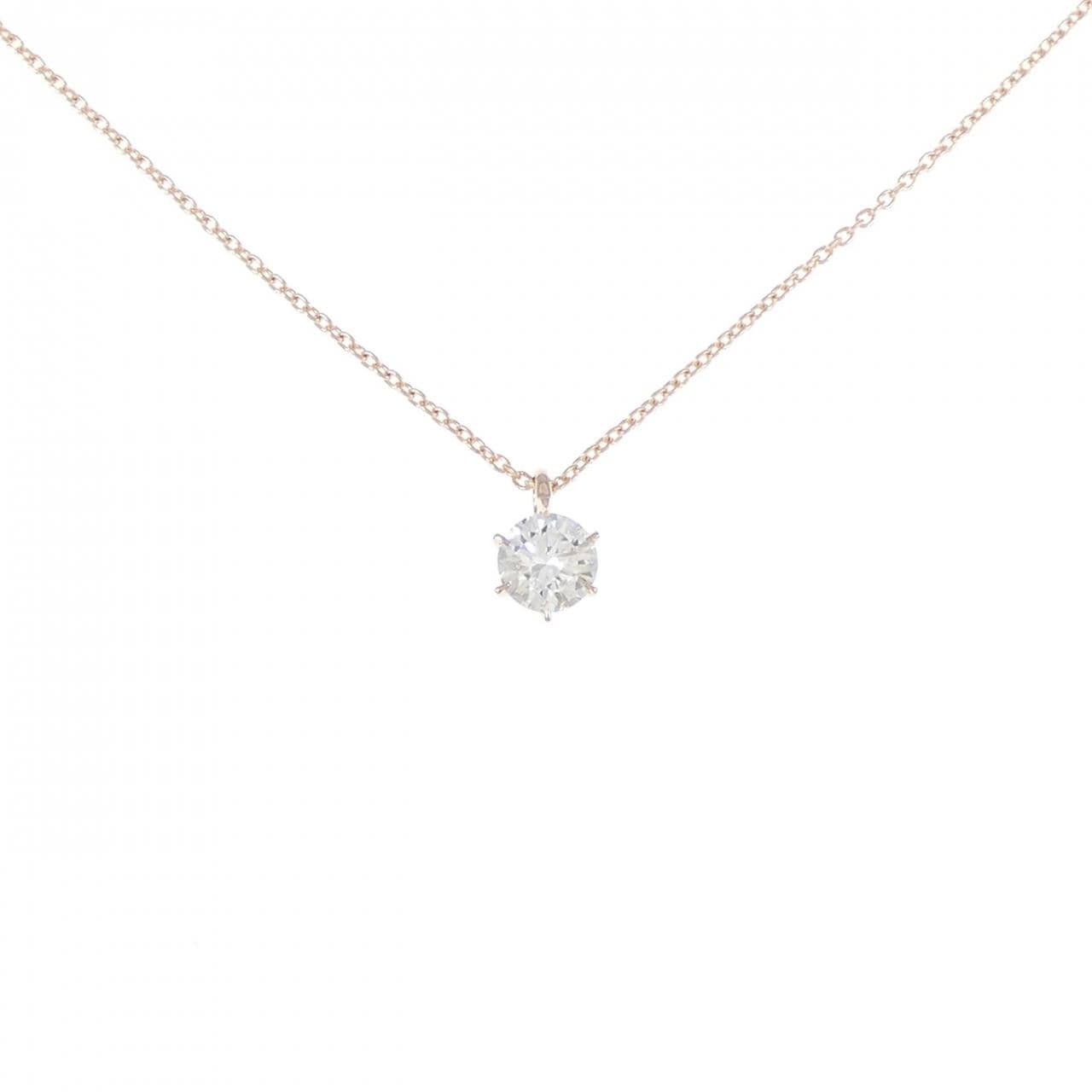 [Remake] K18PG Diamond Necklace 0.369CT G SI1 EXT