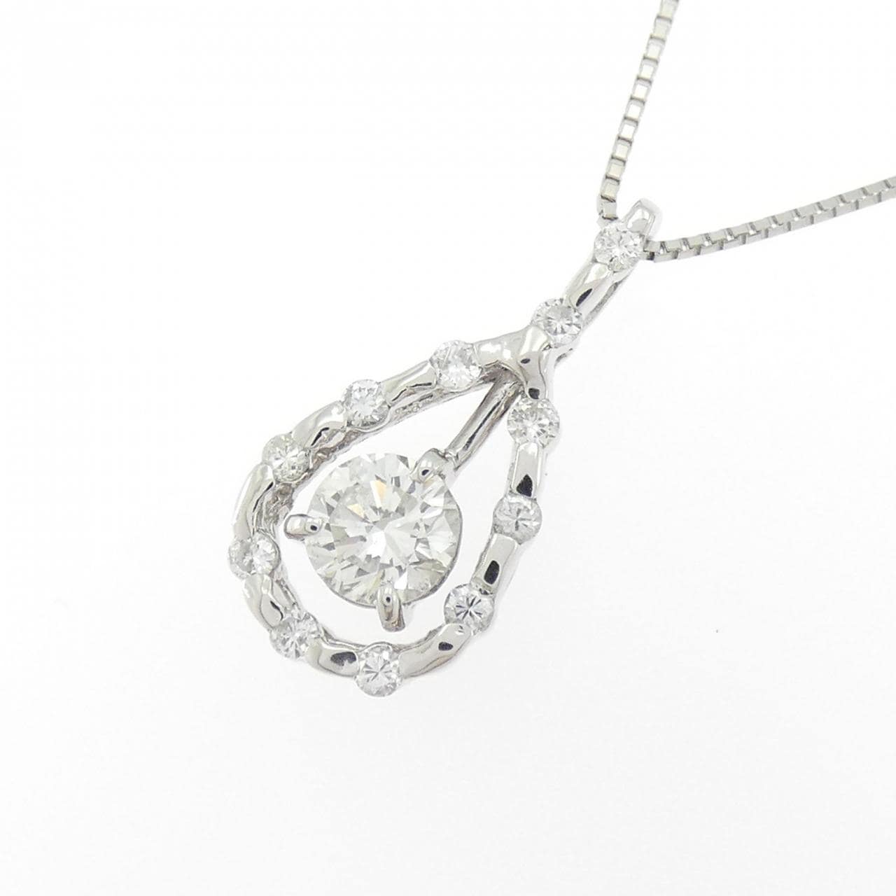 PT900/PT850 ダイヤモンド ネックレス 0.56CT