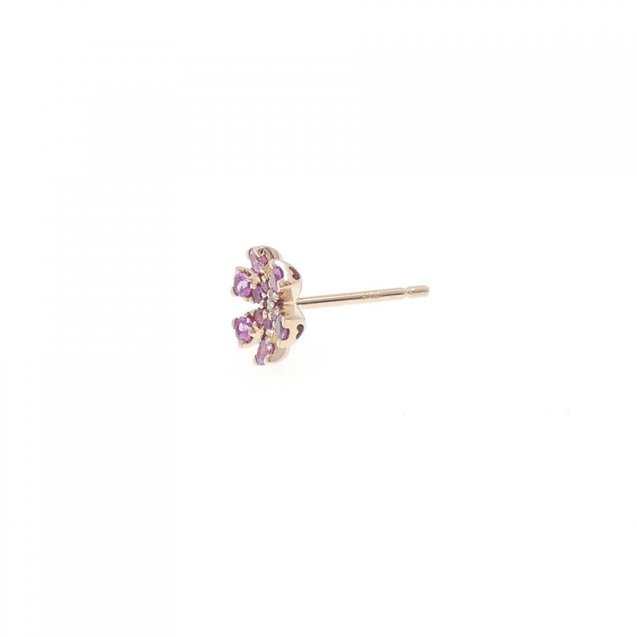 ポンテヴェキオ サファイヤ ピアス 0.13CT 片耳