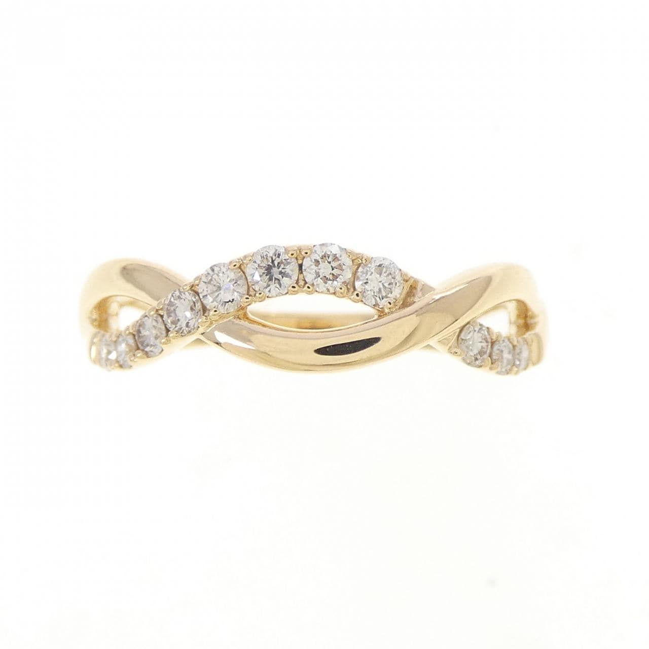 K18YG ダイヤモンド リング 0.25CT