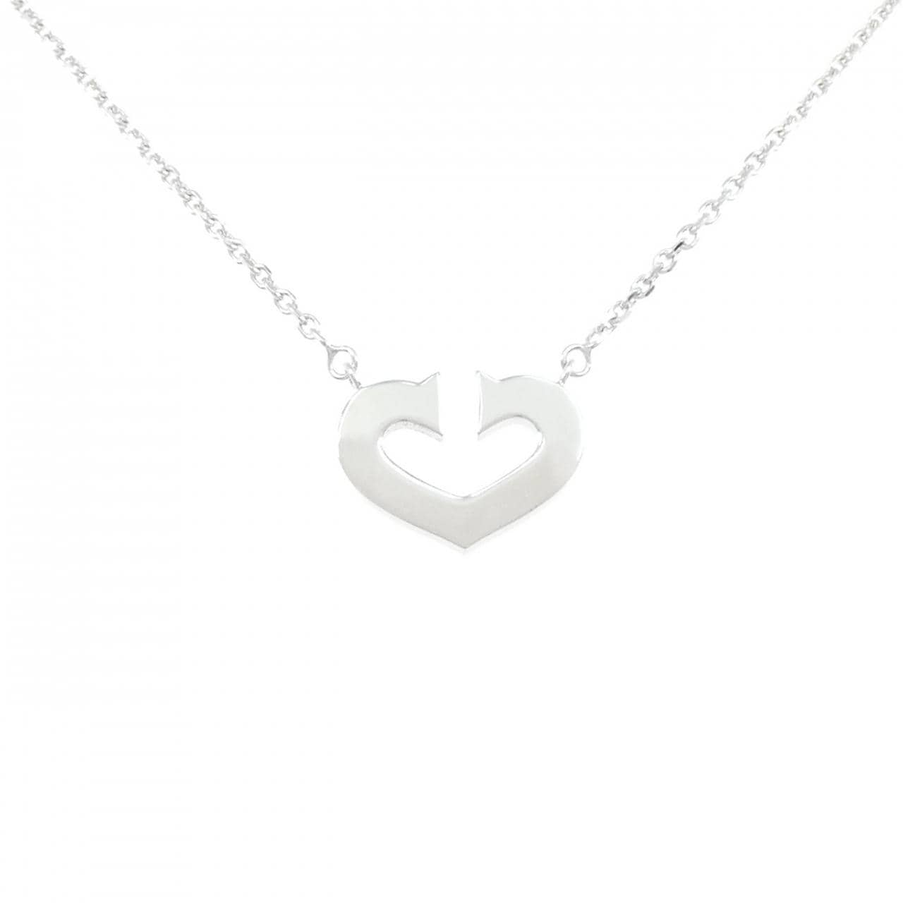 カルティエ Cハート ネックレス