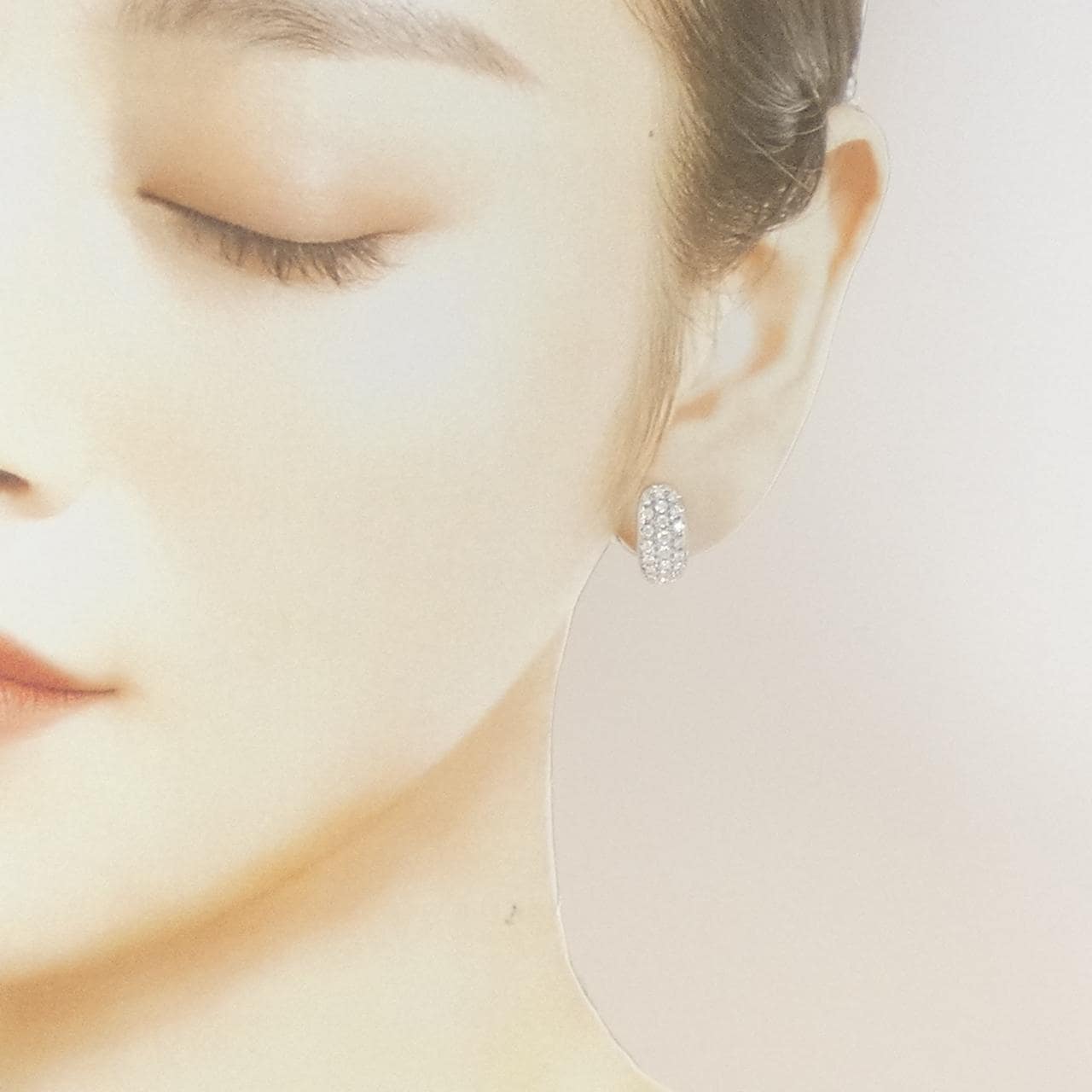 タサキ ダイヤモンド イヤリング 0.70CT