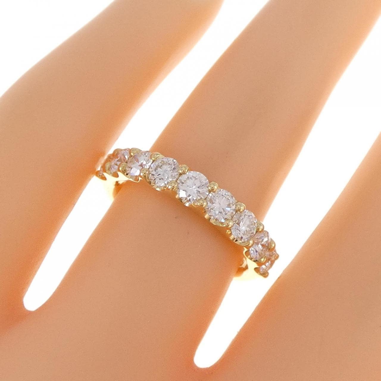 [BRAND NEW] K18YG Diamond Ring 1.000CT FG VVS2-SI1 EXT-VG