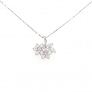 PT900/PT850 ダイヤモンド ネックレス 0.114CT FIPP SI1