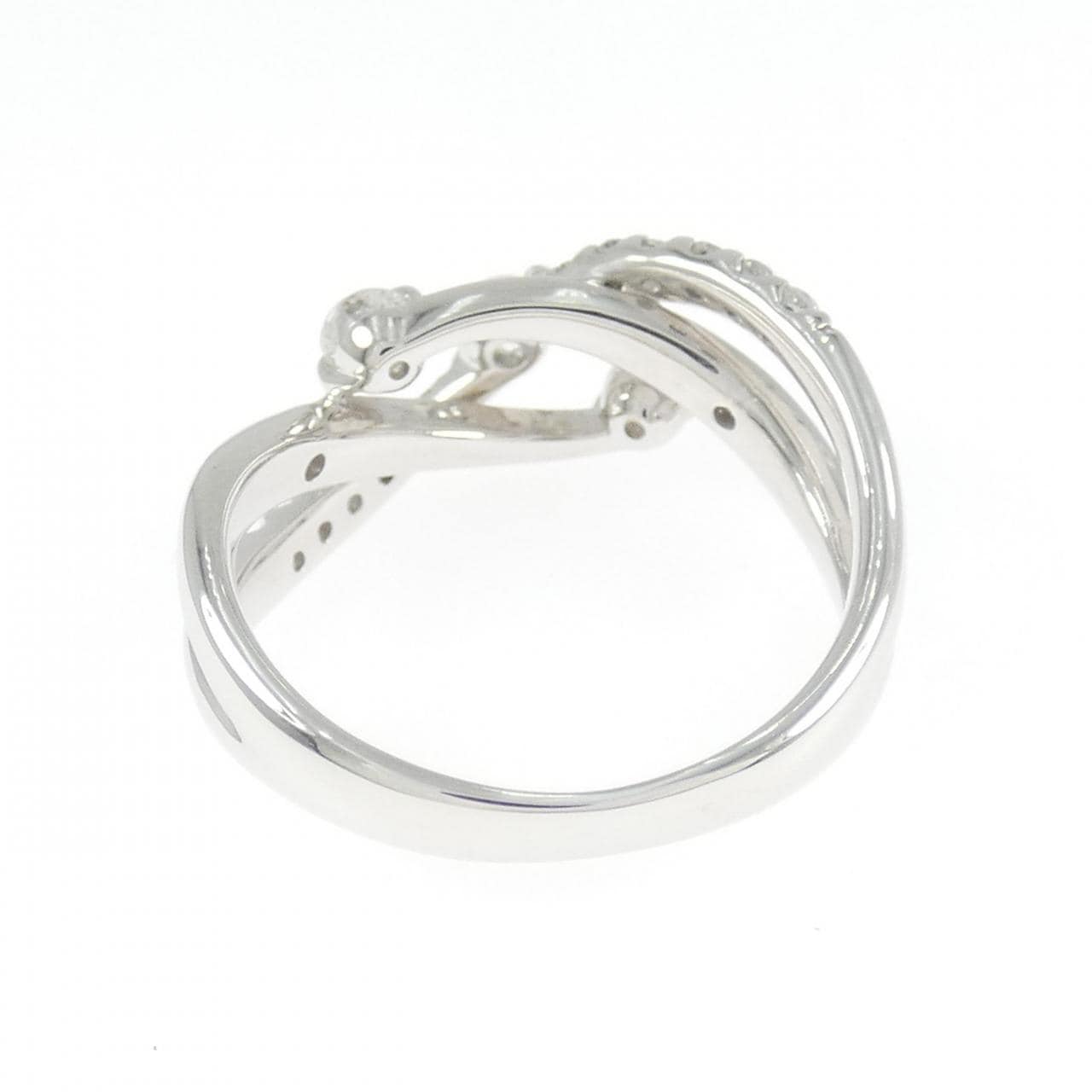 K18WG ダイヤモンド リング 0.58CT