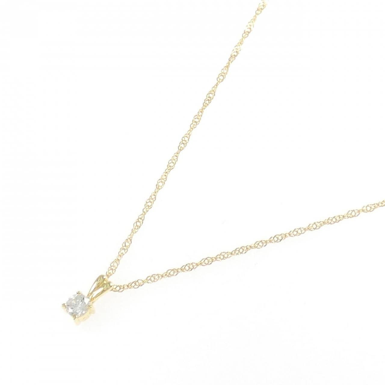 K18YG ダイヤモンド ネックレス 0.01CT