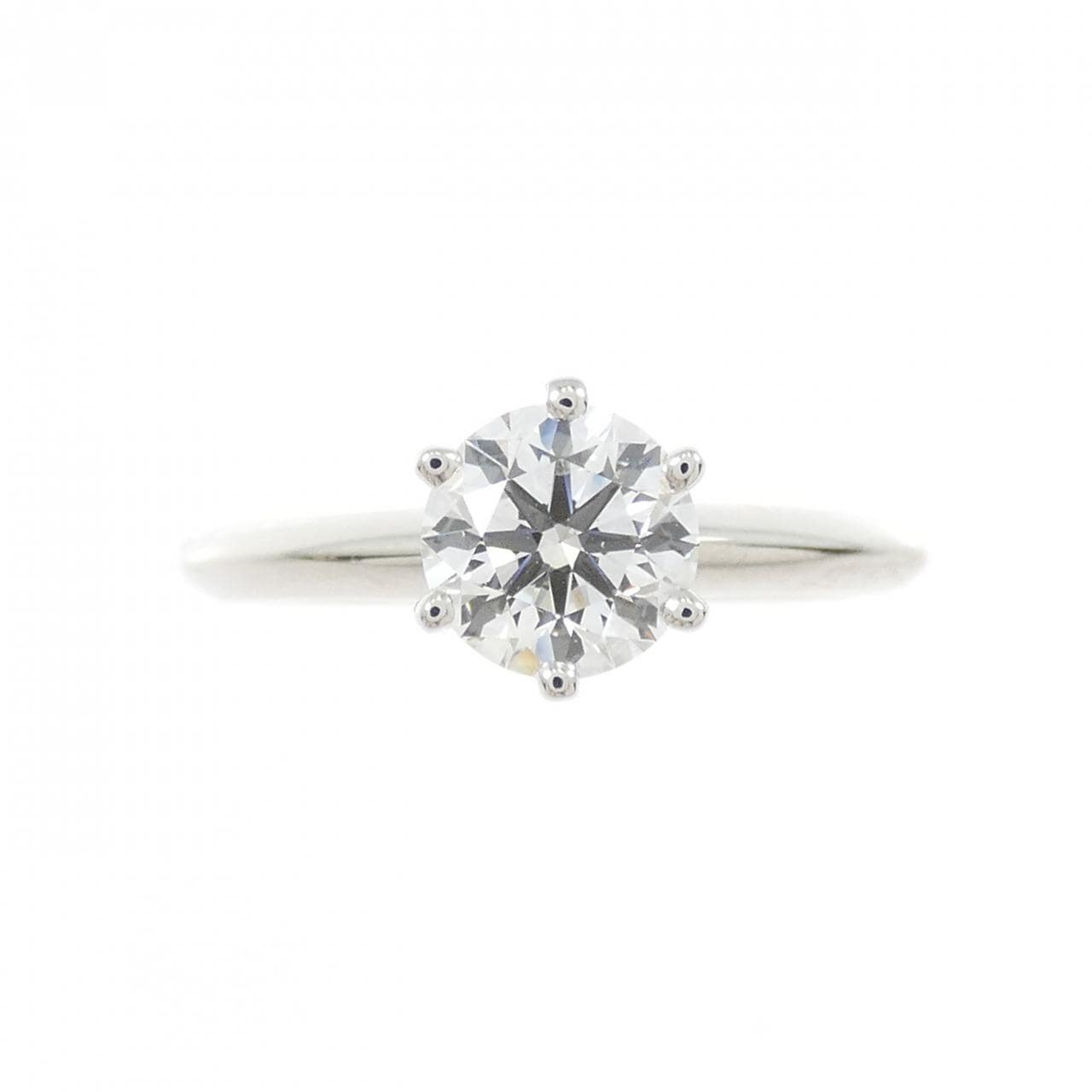 ティファニー クラシックソリティア リング 0.81CT