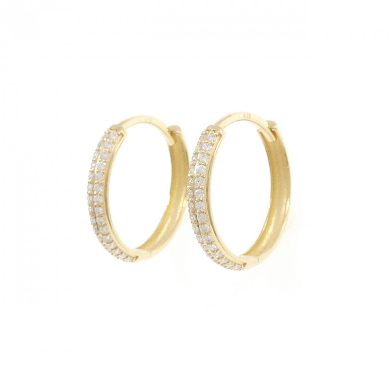 K18YG ダイヤモンド ピアス 0.30CT