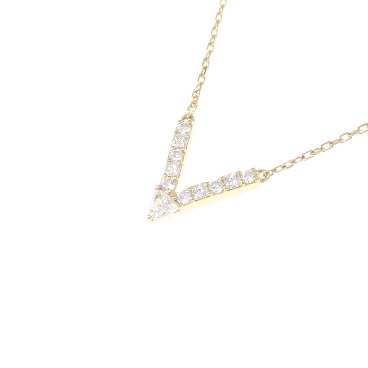 アーカー Vチェーン ネックレス 0.12CT