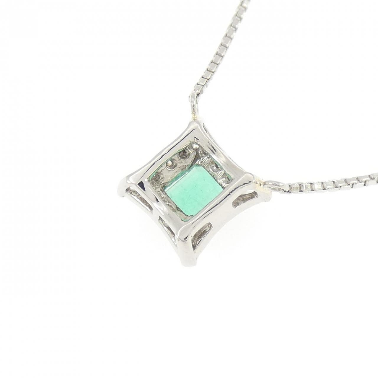 PT850 エメラルド ネックレス 0.83CT