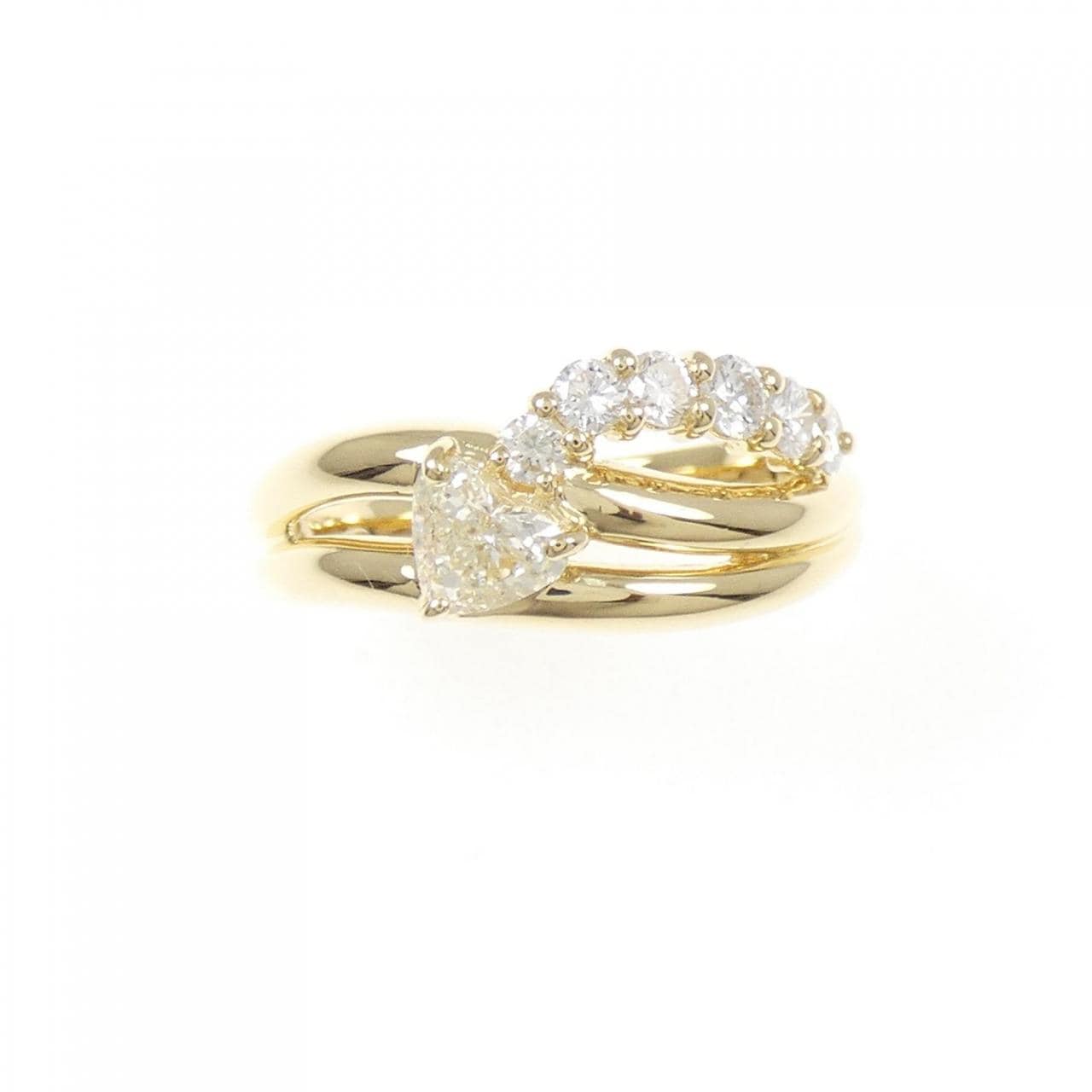 K18YG ダイヤモンド リング 0.26CT