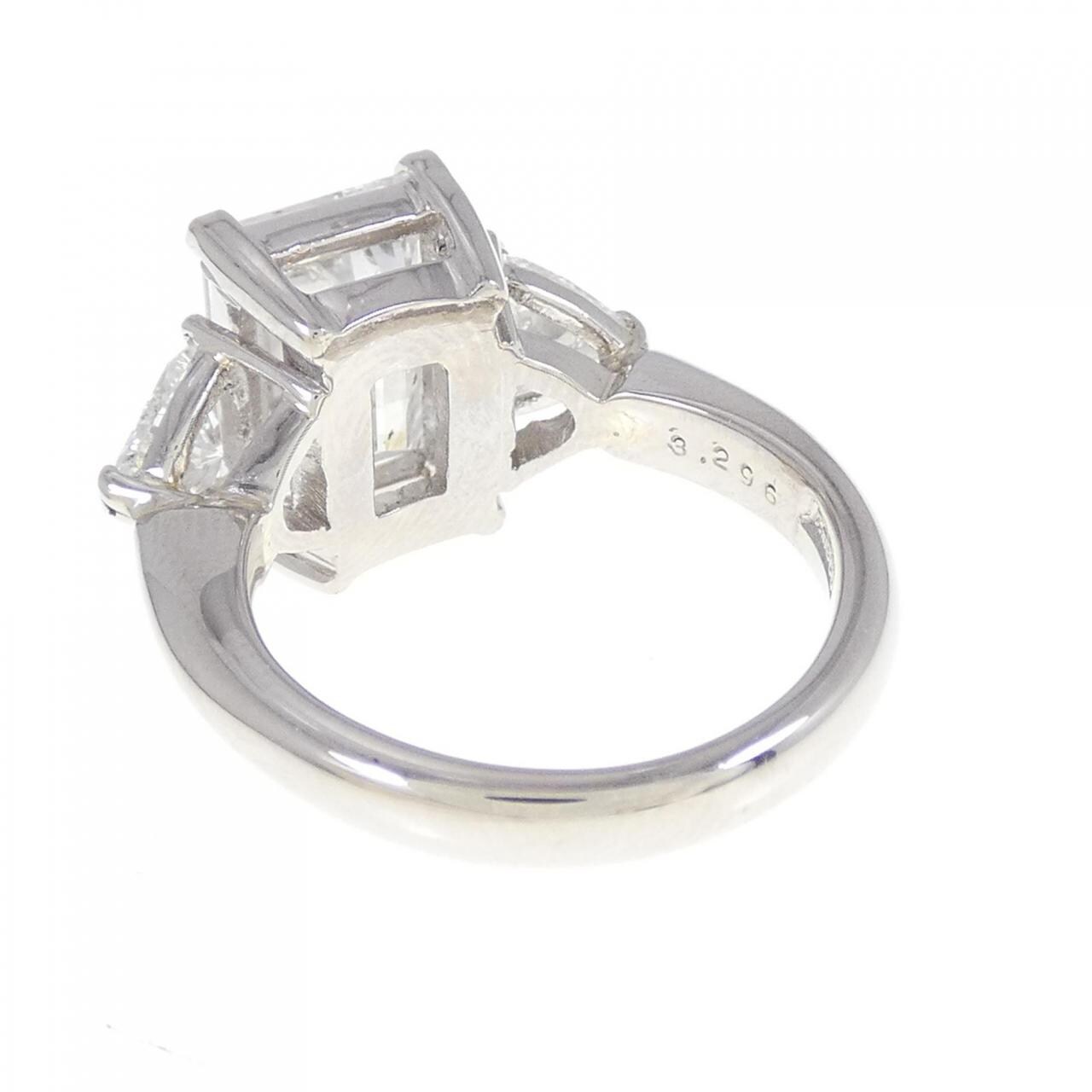 PM Diamond Ring 3.296CT H SI1 Fancy Cut