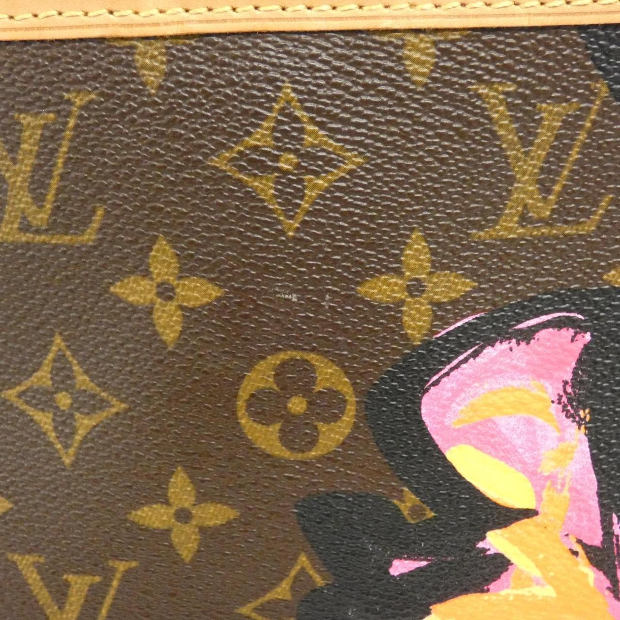 LOUIS VUITTON Monogram Rose (Stephen Sprouse) Neverfull MM M48613 包