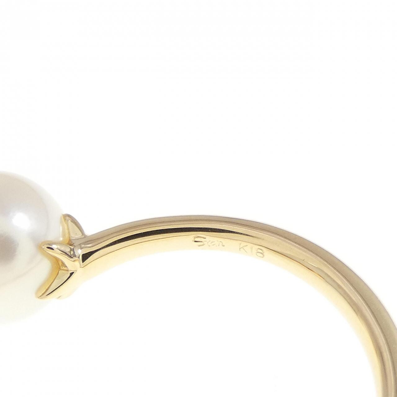 スタージュエリー アコヤパール リング 7.4mm
