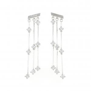LINE ダイヤモンド ピアス 0.50CT