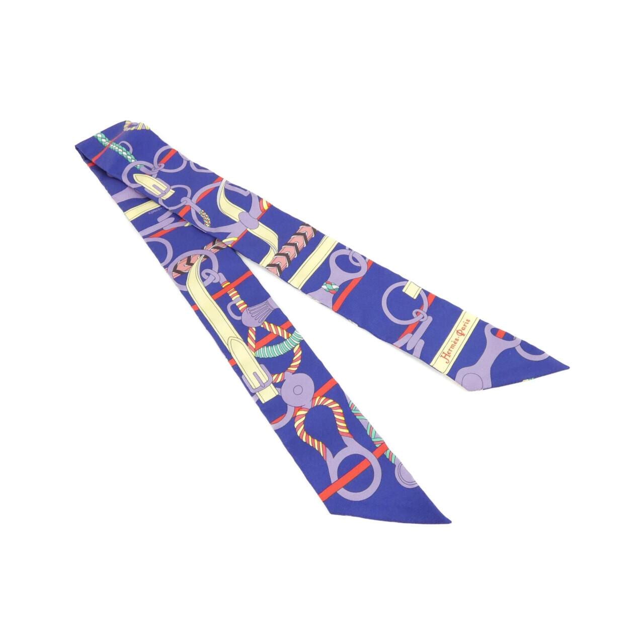 HERMES PANOPLIE EQUESTRE Twilly 063231S Scarf