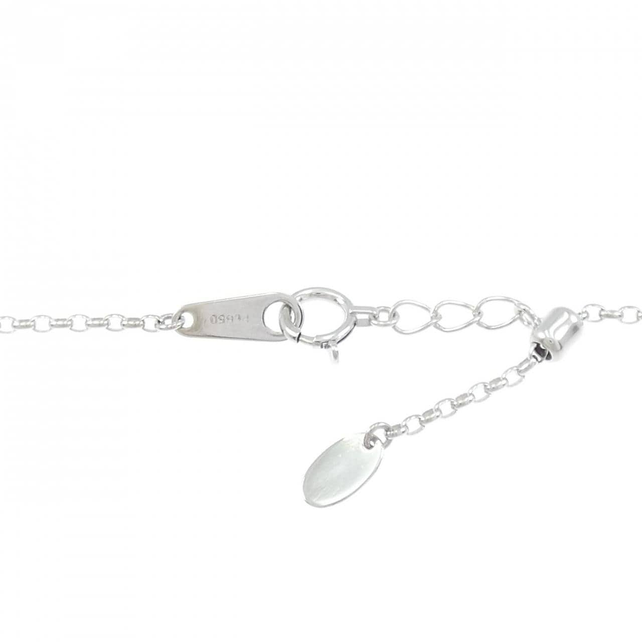 PT900/PT850 ムーンストーン ネックレス 2.10CT