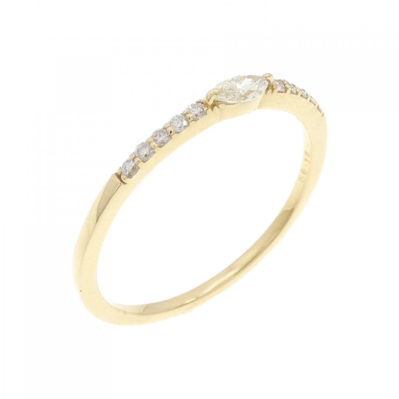【新品】K18YG ダイヤモンド リング 0.15CT