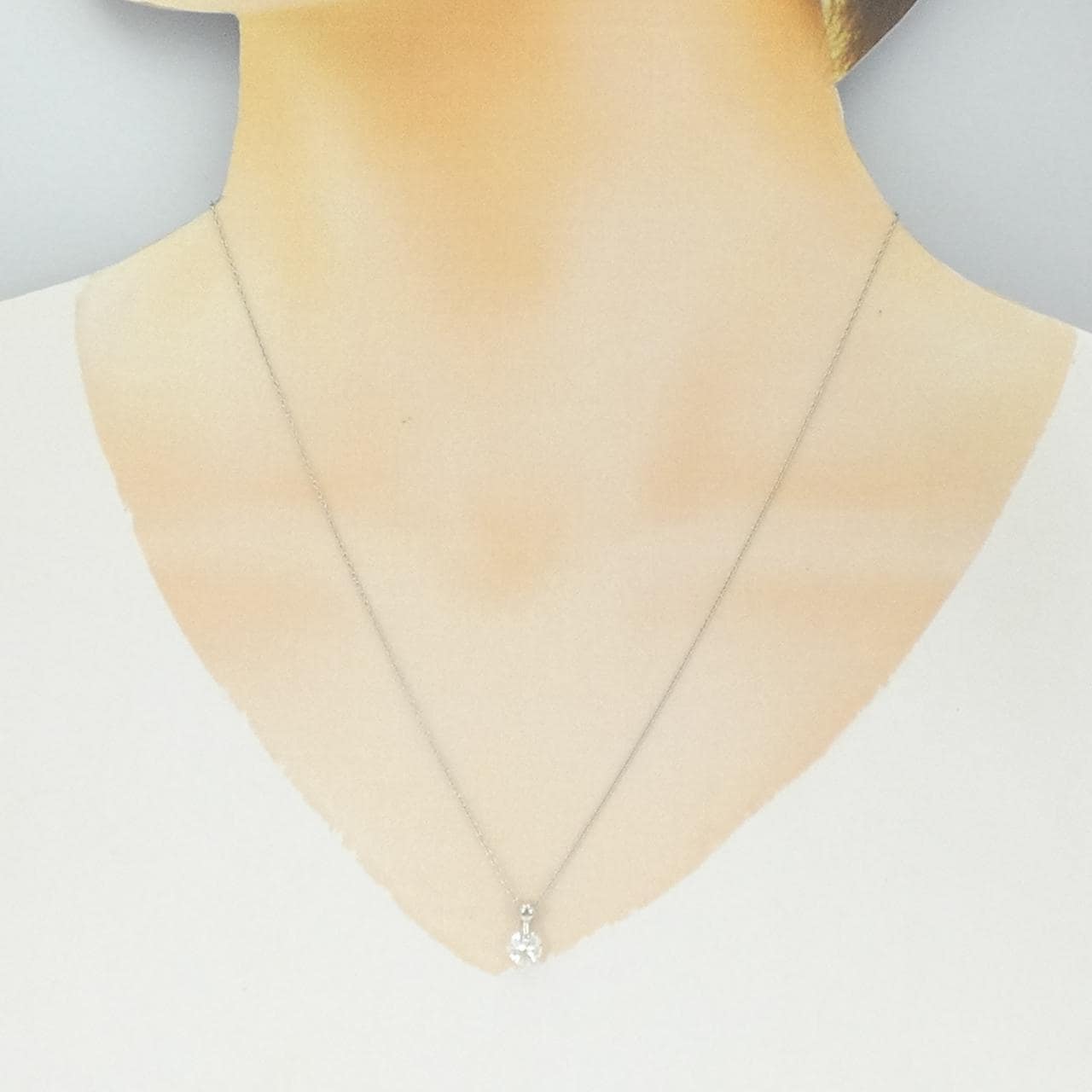 PT900/PT850 ダイヤモンド ネックレス 0.57CT