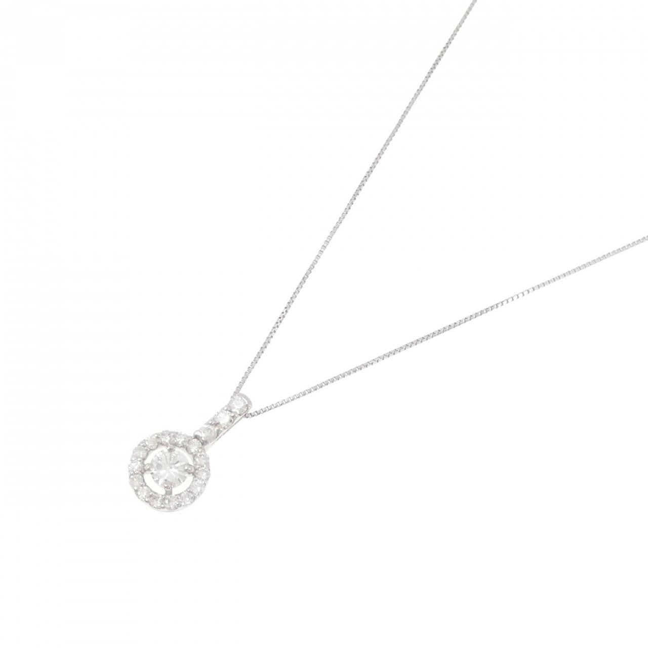 PT900/PT850 ダイヤモンド ネックレス 0.22CT
