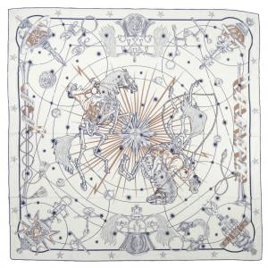 エルメス HERMES CHORUS STELLARUM H243912S カレジェアン140 ショール