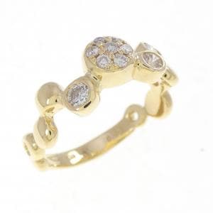 K18YG ダイヤモンド リング 0.13CT