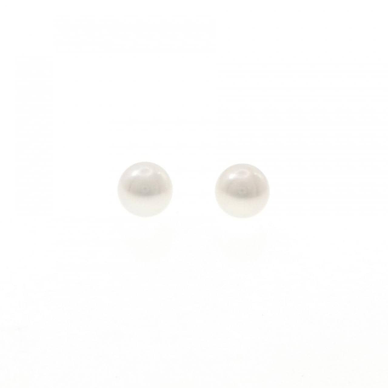 K18YG アコヤパール ピアス 7.7mm