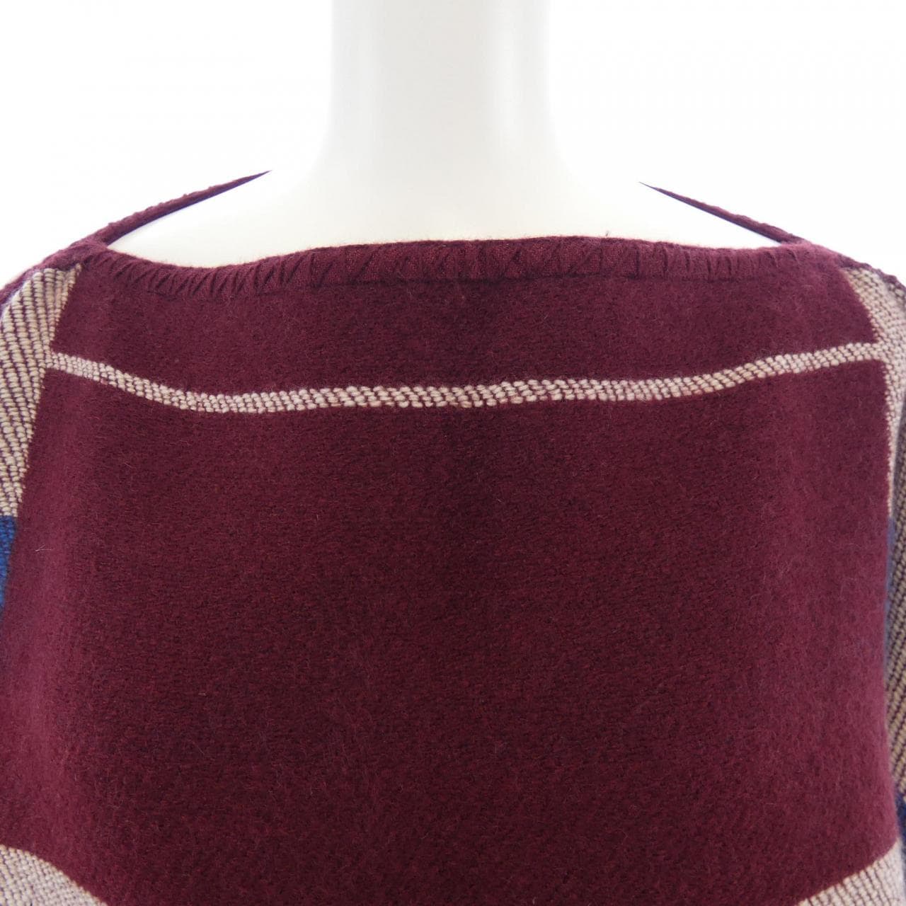 エルメス HERMES H BAYADERE バヤデール PONCHO BLANKET 103544M ポンチョ