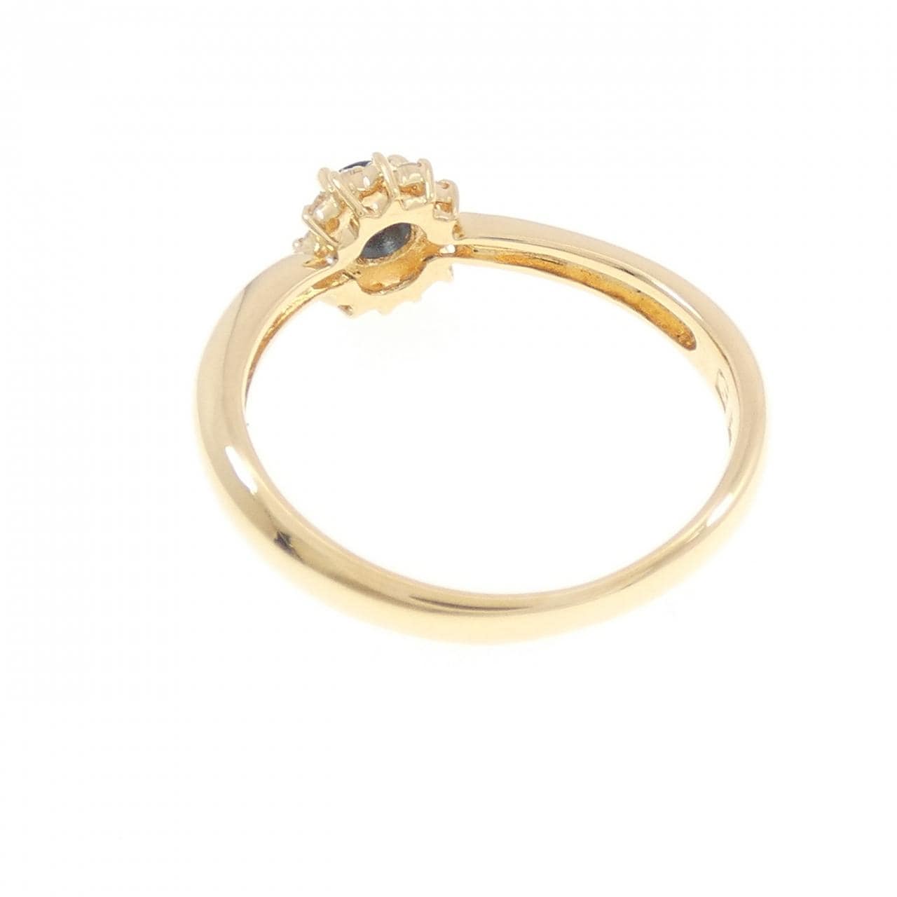 K18YG サファイヤ リング 0.22CT