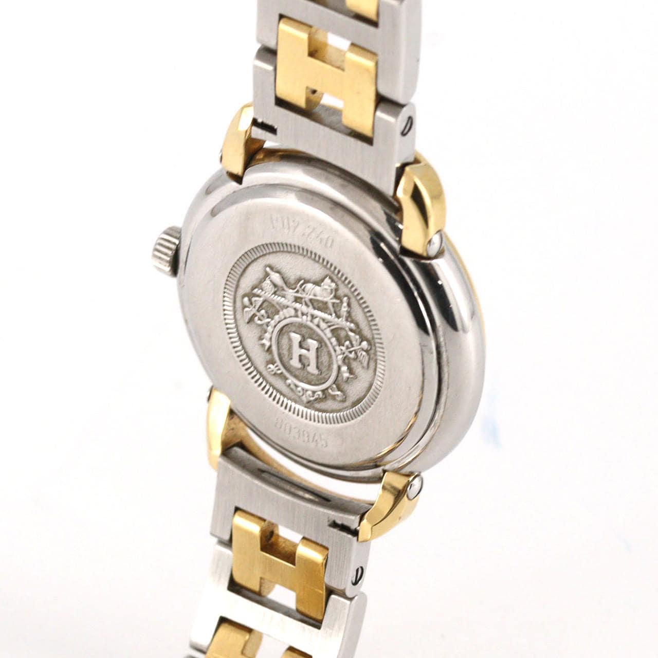 【ノーメンテナンス特価】エルメス プルマン コンビ PU2.240 SSxGP クォーツ