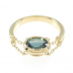 K18YG サファイヤ リング 1.23CT