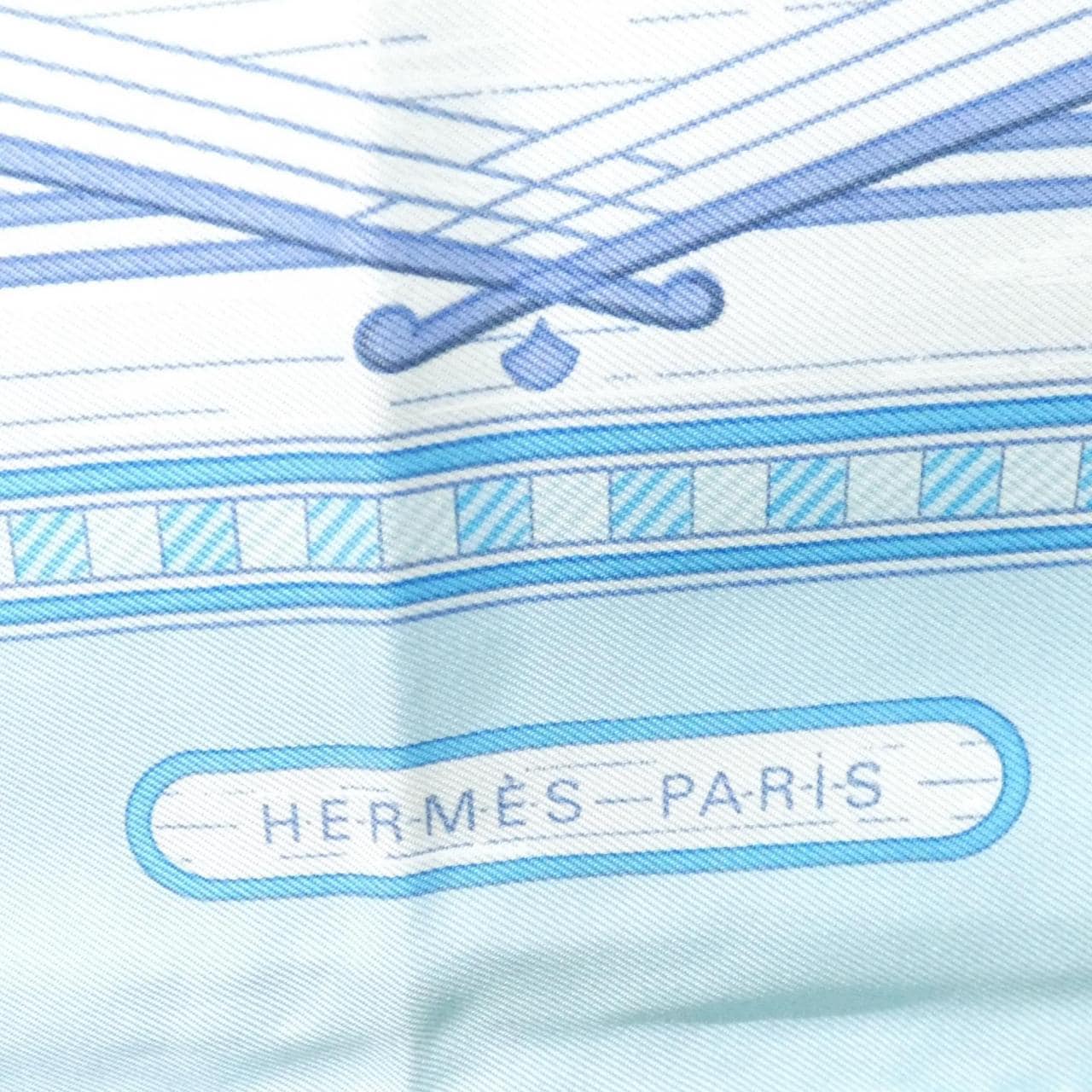 エルメス JEUX DE PAILLE カレ スカーフ