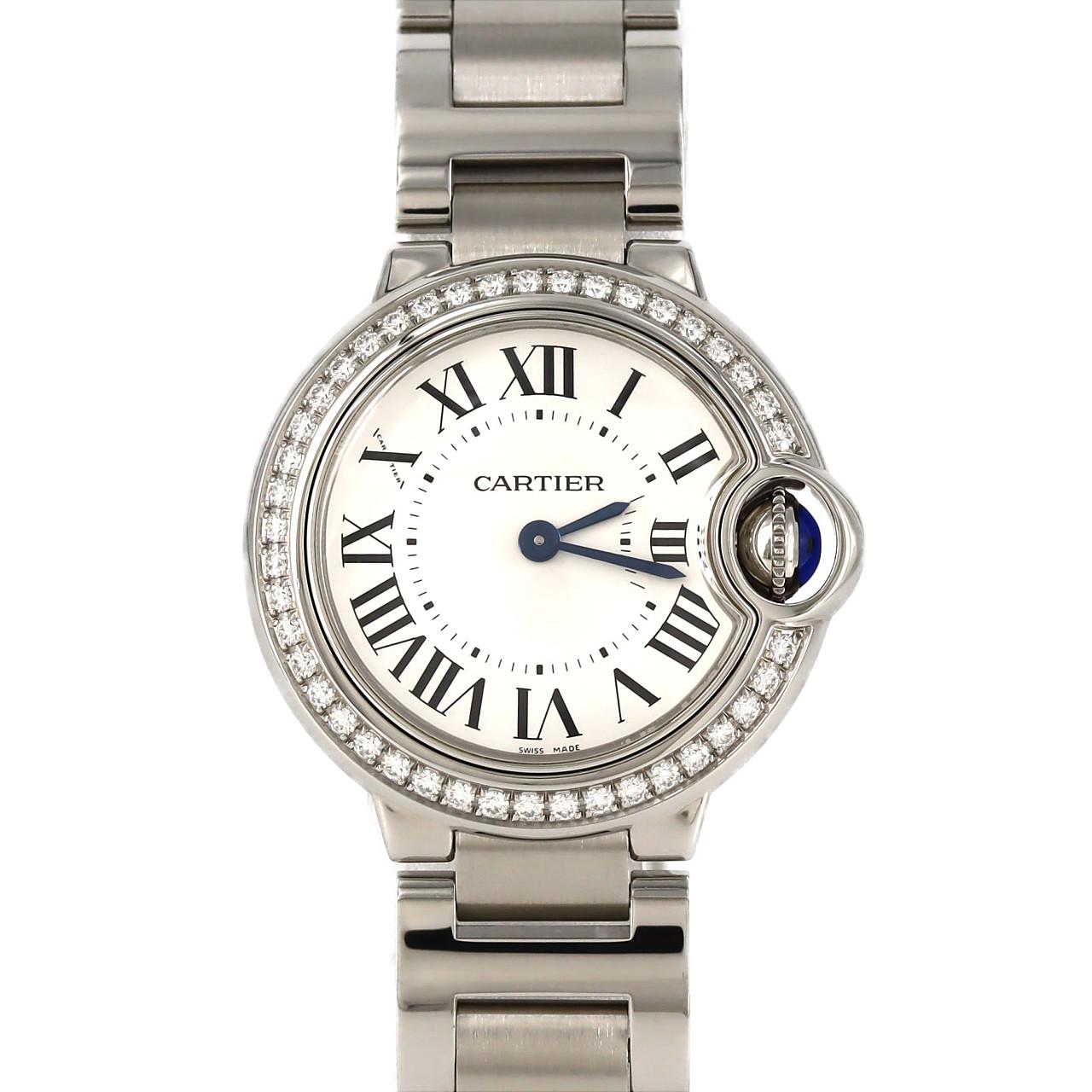 Cartier Ballon 藍色 SM/D W4BB0015 SS石英