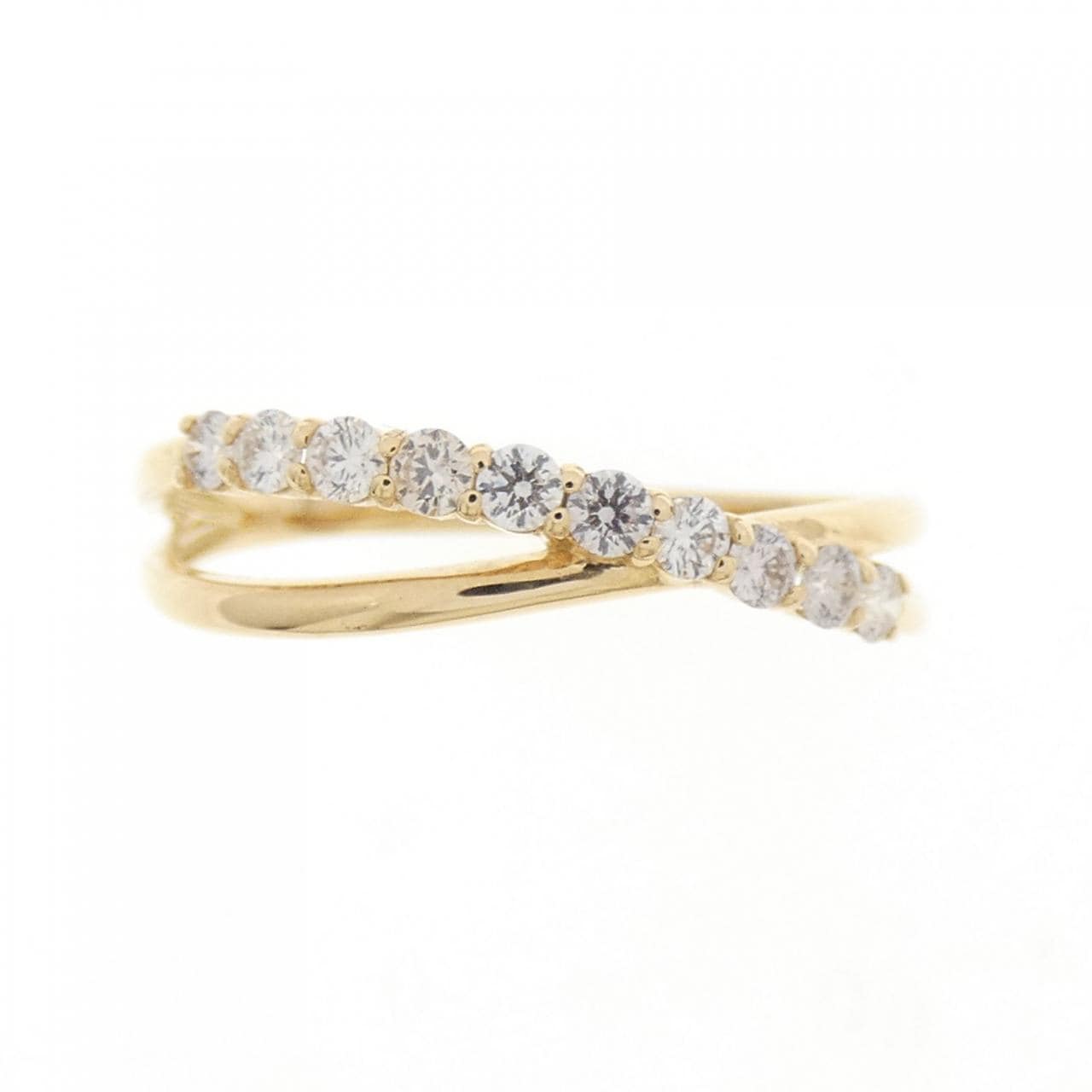 【新品】K18YG ダイヤモンド リング 0.20CT