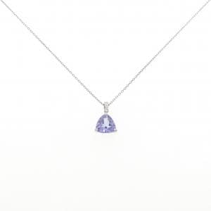 PT900/PT1000 タンザナイト ネックレス 1.30CT