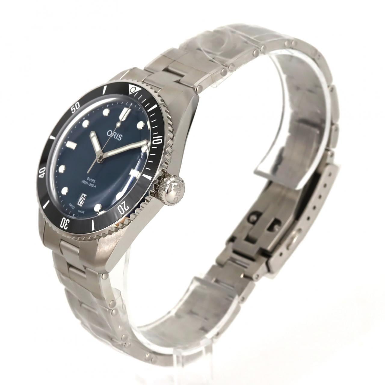 【新品】オリス ダイバース デイト 01 733 7795 4055-Set SS 自動巻