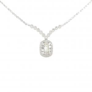 【新品】PT900/PT850 ダイヤモンド ネックレス 0.20CT